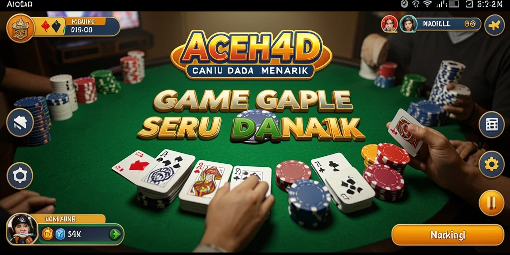 Tampilan gameplay ACEH4D yang seru dan menantang.
