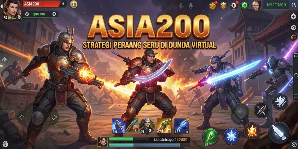Tampilan dinamis permainan strategi di ASIA200.