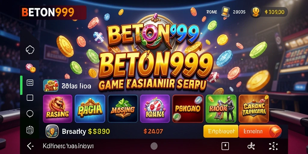 Tampilan gameplay kasino yang seru di BETON999.