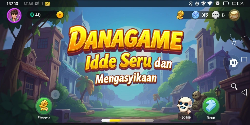 Tampilan gameplay <strong>DANAGAME</strong> yang menarik dan menawan.