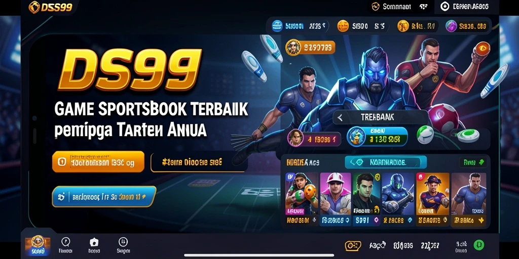 Screenshot gameplay DS99 menampilkan taruhan olahraga yang menarik.