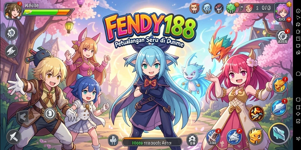 Tampilan gameplay <strong>FENDY188</strong> yang menegangkan dan visual anime yang memukau.