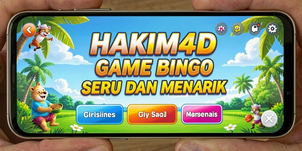 Tampilan menarik dari gameplay Bingo di HAKIM4D.
