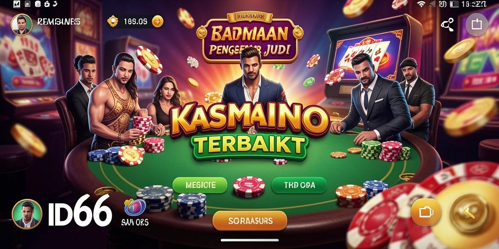 Screenshot gameplay ID66 menampilkan suasana permainan Kasino yang mengasyikkan.
