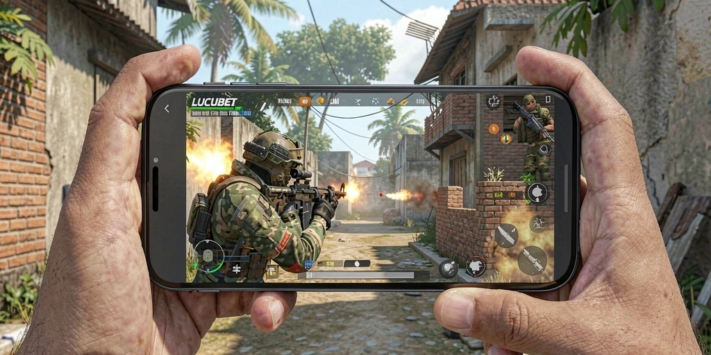 Tangkapan layar gameplay LUCUBET menunjukkan aksi mendebarkan dan intens.