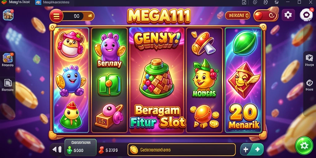 Tampilan menarik dari gameplay MEGA111 yang menghibur.