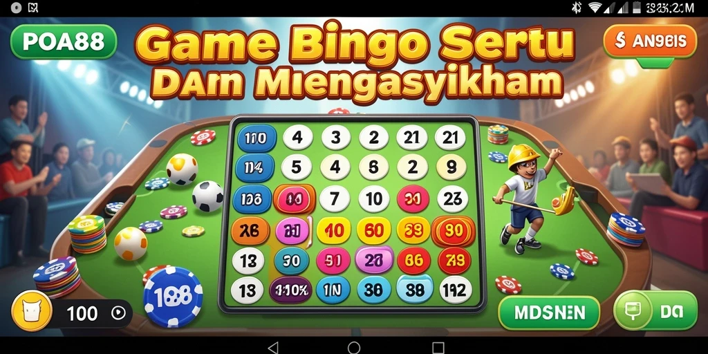 Screenshot gameplay menunjukkan keseruan bermain Bingo di POA88.