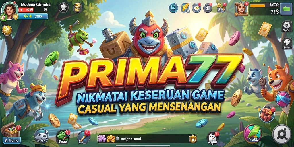 Screenshot gameplay PRIMA77 yang seru dan penuh warna.