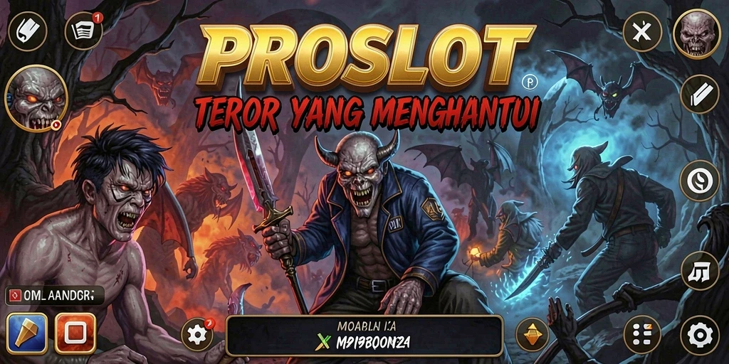 Tampilan mendebarkan dari gameplay PROSLOT yang mengerikan dan penuh ketegangan.