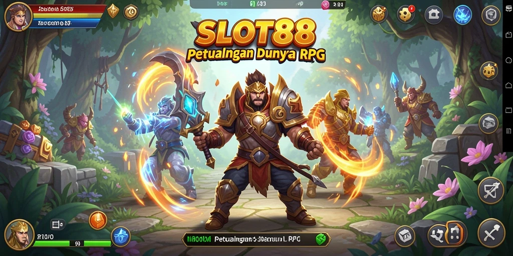 Tampilan gameplay menarik dari SLOT88 dalam dunia RPG.