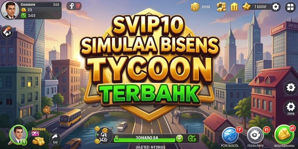 Screenshot gameplay SVIP10 dengan interaksi bisnis yang seru.