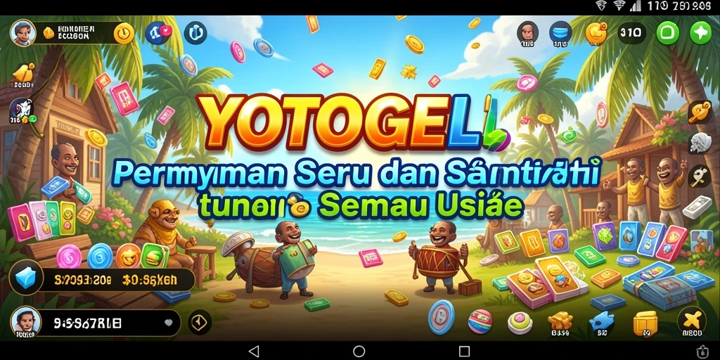 Screenshot YOTOGEL menunjukkan momen seru dari gameplay santai.